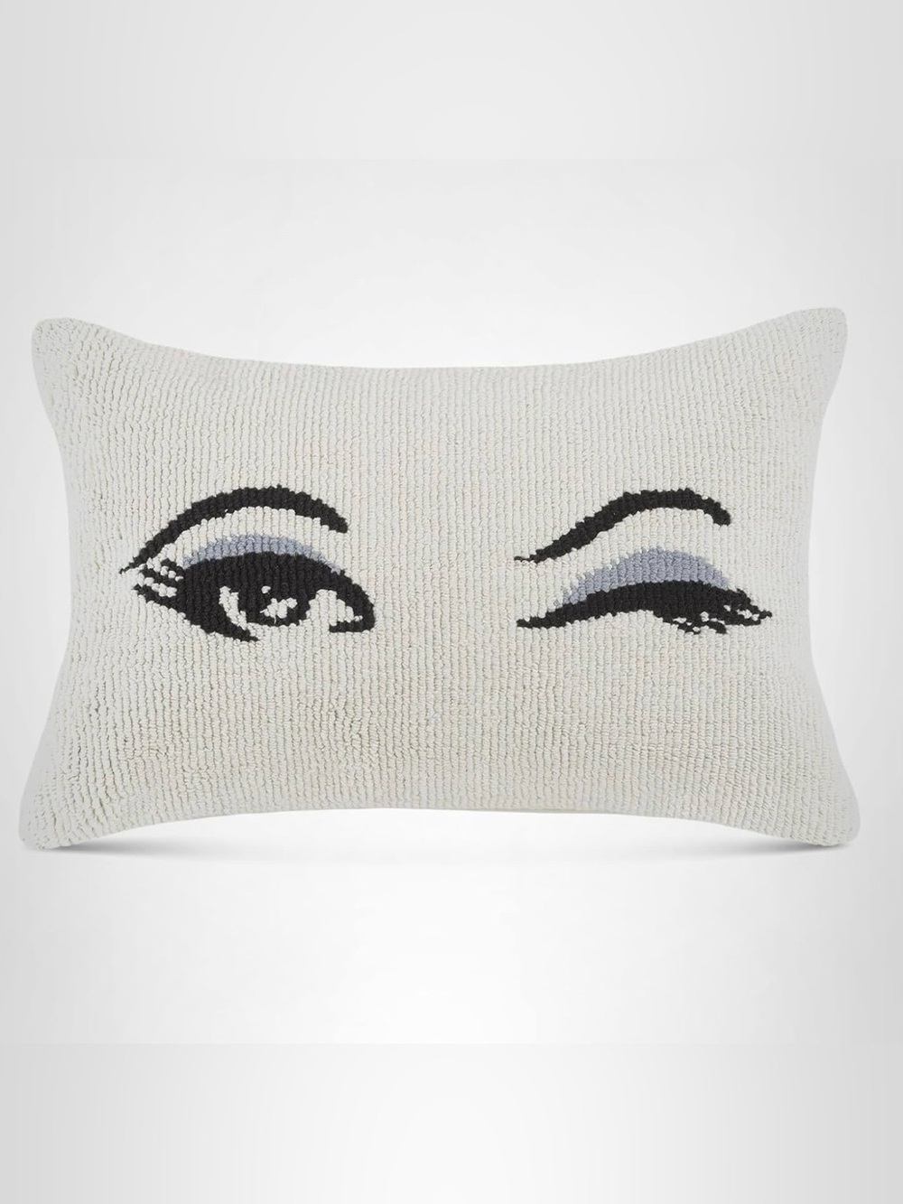 KATE SPADE New York Decorative Wink Pillow White 14” X 20” Bed Chair Throw NEW!